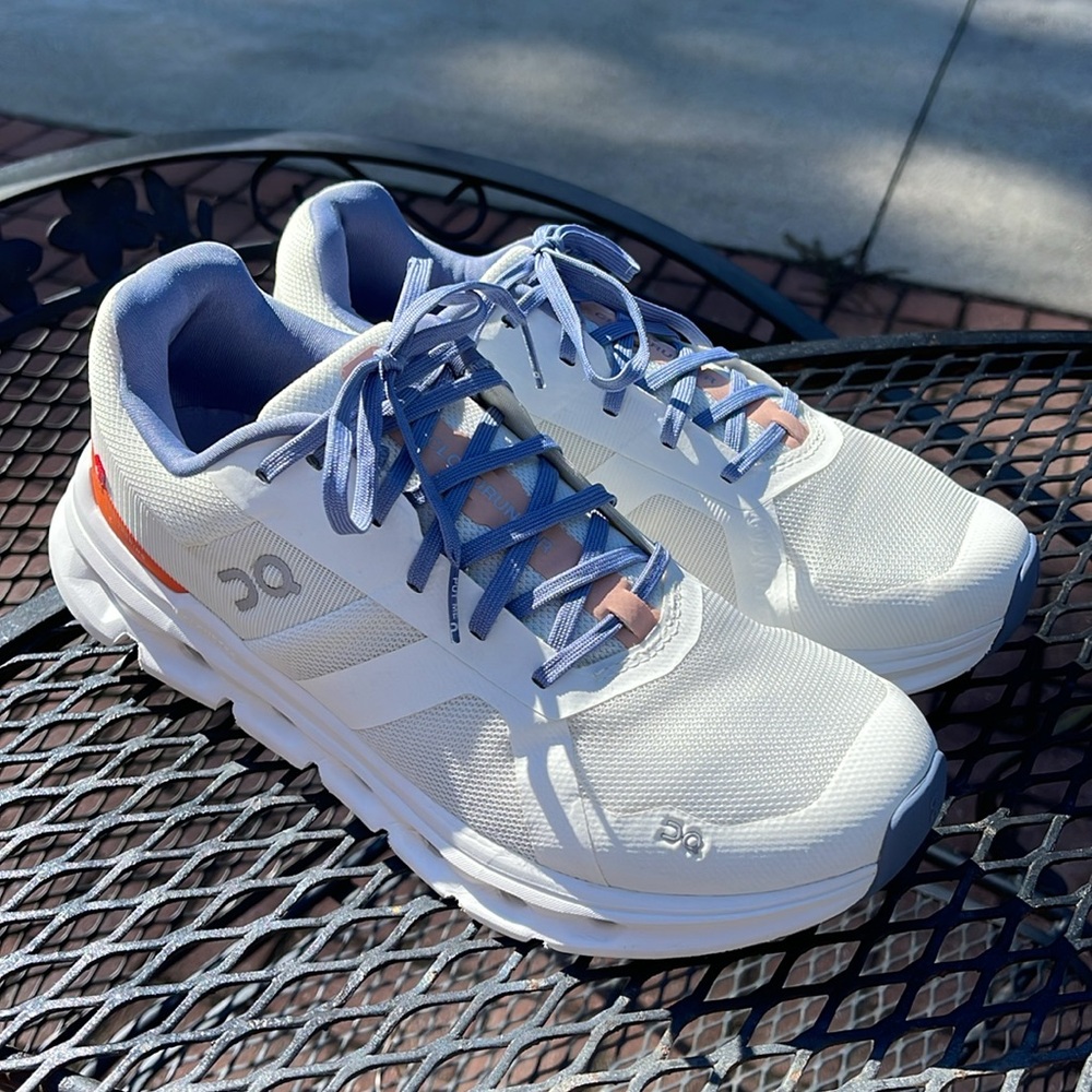 ON WOMEN'S CLOUDRUNNER Undyed-White | Flame Athletic Sneakers Size 9 - Picture 17 of 17